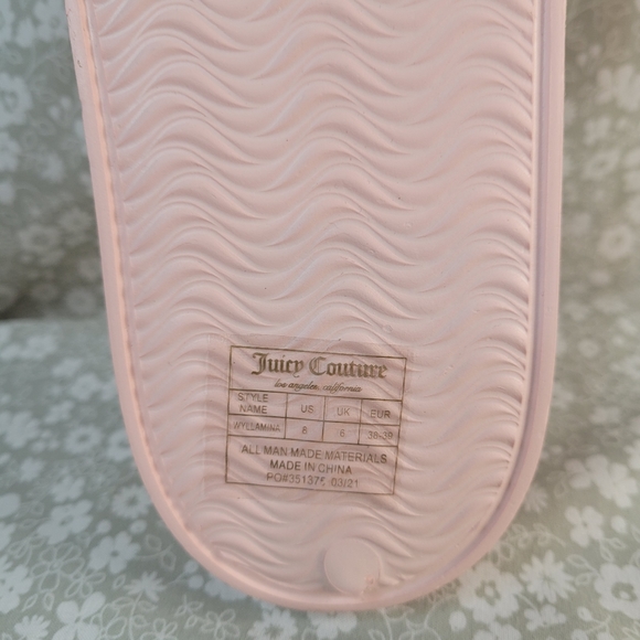 New Juicy Couture Women's Wyllamina Blush-Q Slides - Picture 8 of 9